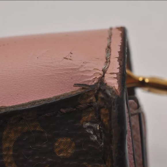 ❤️Louis Vuitton Monogram Portefeuille Zoe Brown and Pink Wallet RARE!!! - Picture 9 of 15